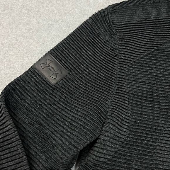UNDER ARMOUR sweater Mens xxl Intelli-knit Phantom 2.0 Gray Ribbed running NWT - Picture 11 of 12